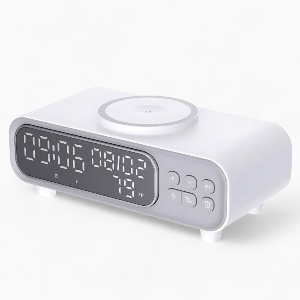 Réveil Chargeur Induction Moderne