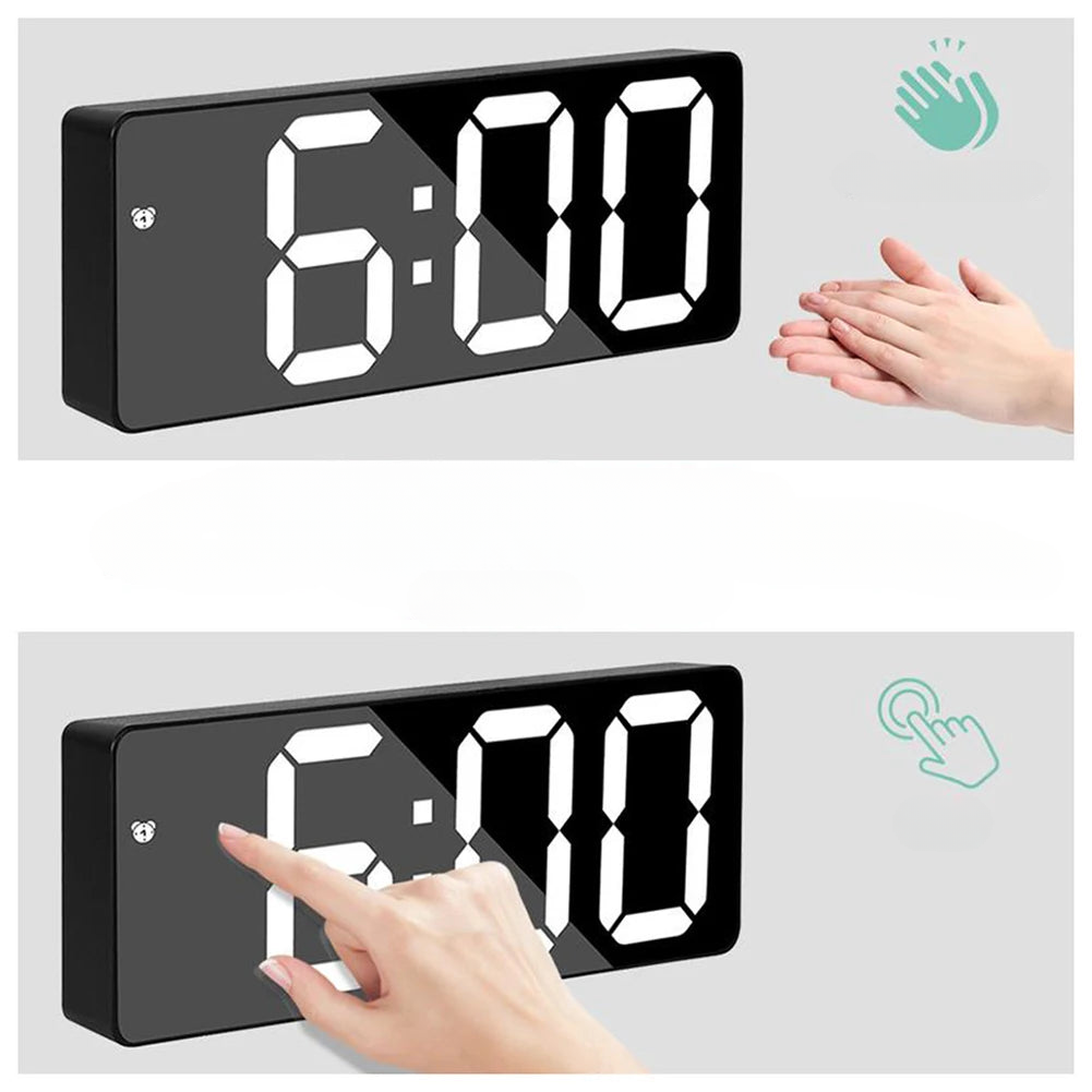 Réveil Digital Lumineux Grands Chiffres
