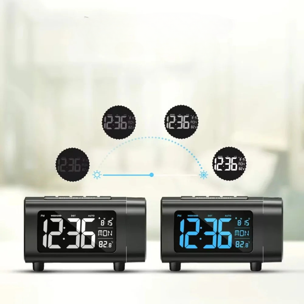 Radio Réveil Projecteur Heure
