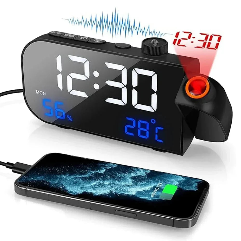 Radio Réveil Projecteur Secteur