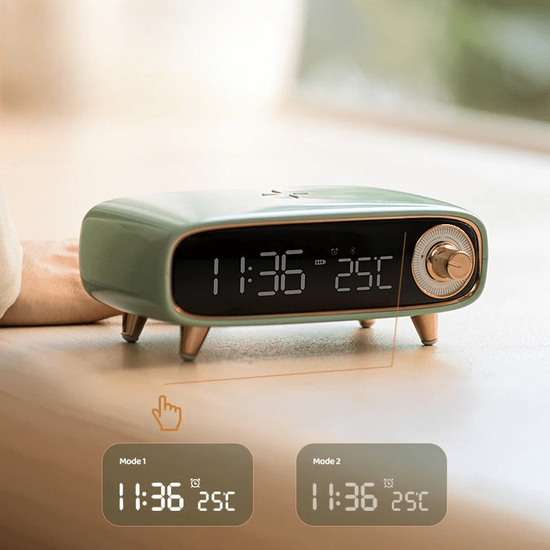 Réveil Chargeur Induction Bluetooth