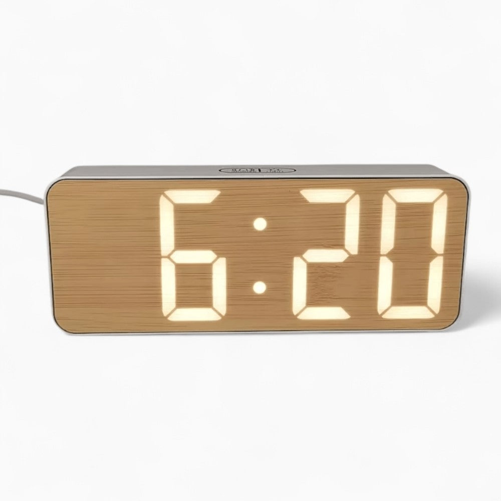 Réveil Digital En Bois