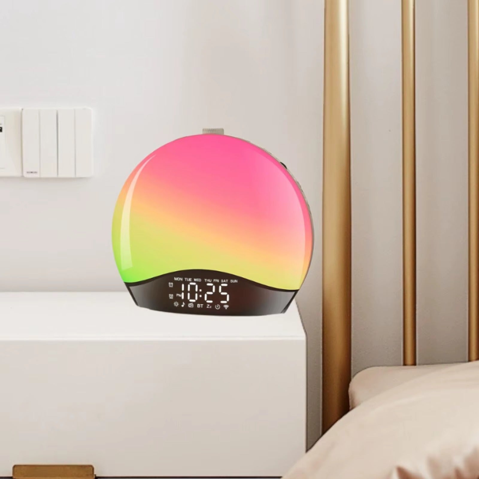 Radio Réveil Connecté Lumineux