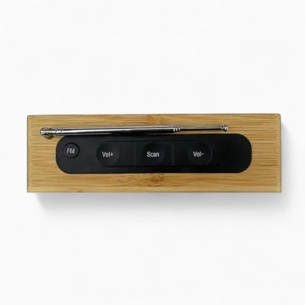 Radio Réveil Bois