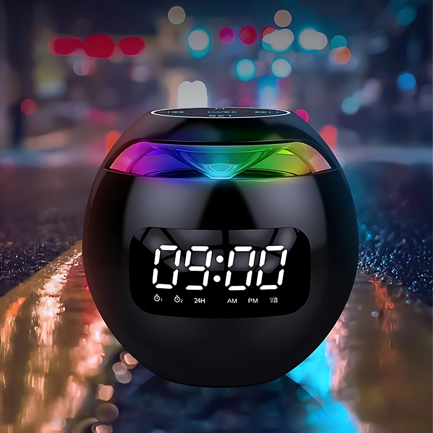 Radio Réveil Connecté Avec Fonction Lumineuse