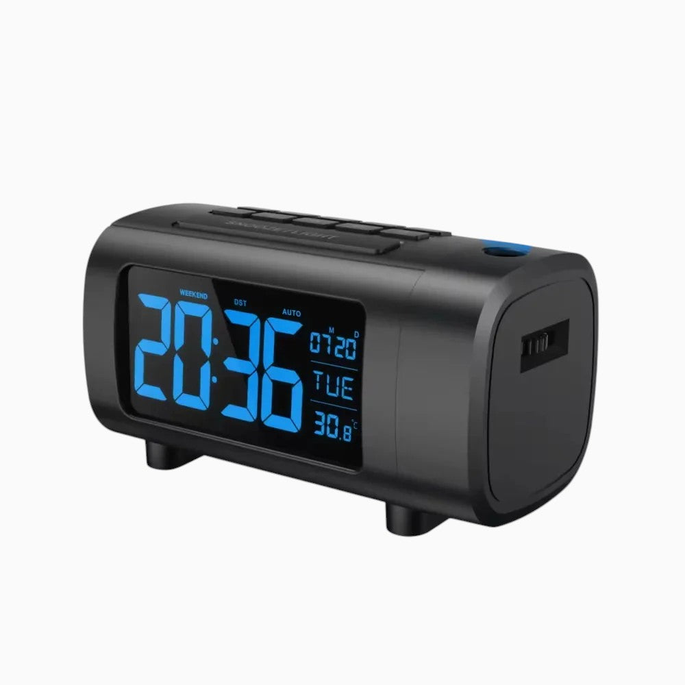 Radio Réveil Projecteur Heure