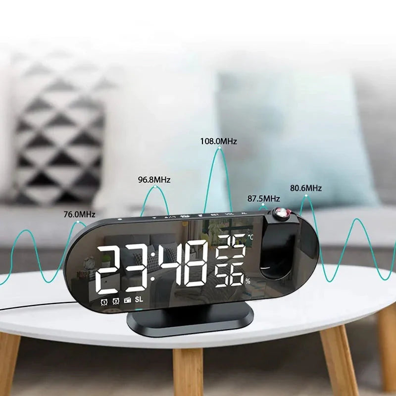 Radio Réveil Projecteur Plafond