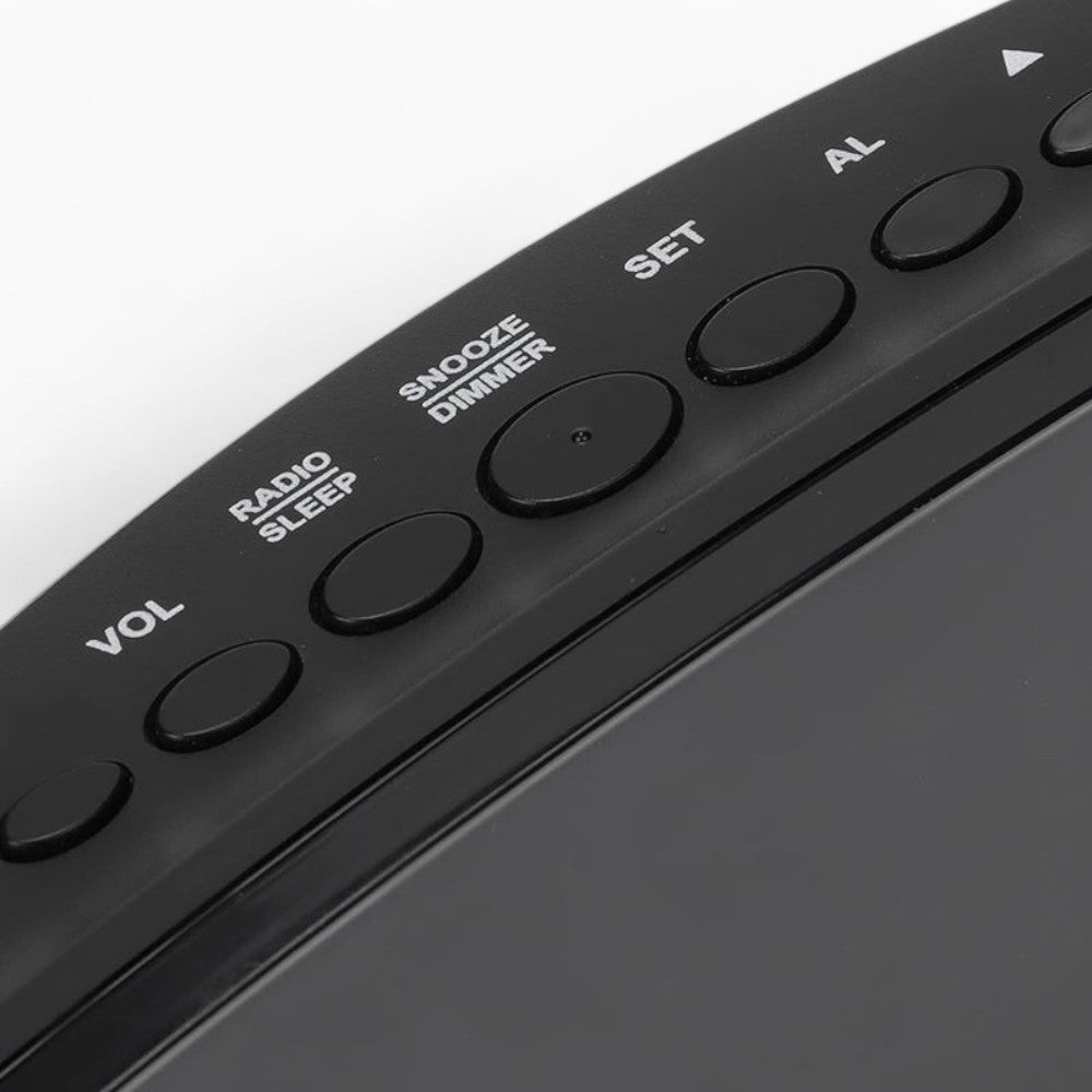 Radio Réveil Projecteur Rouge