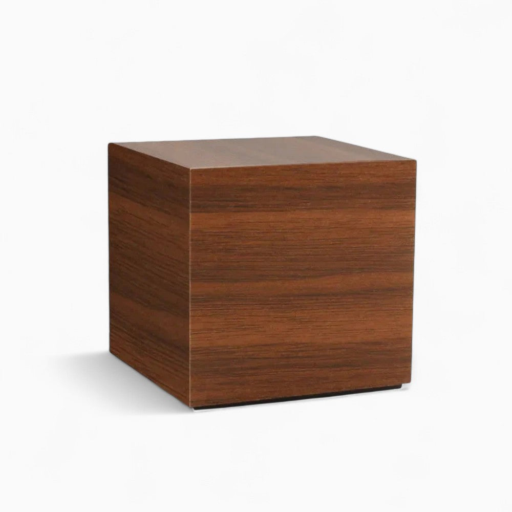 Réveil Bois Cube