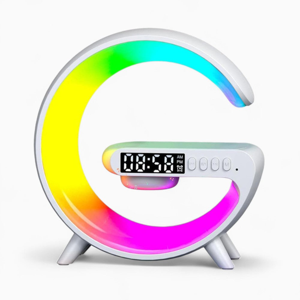 Réveil Chargeur Induction Avec Lampe