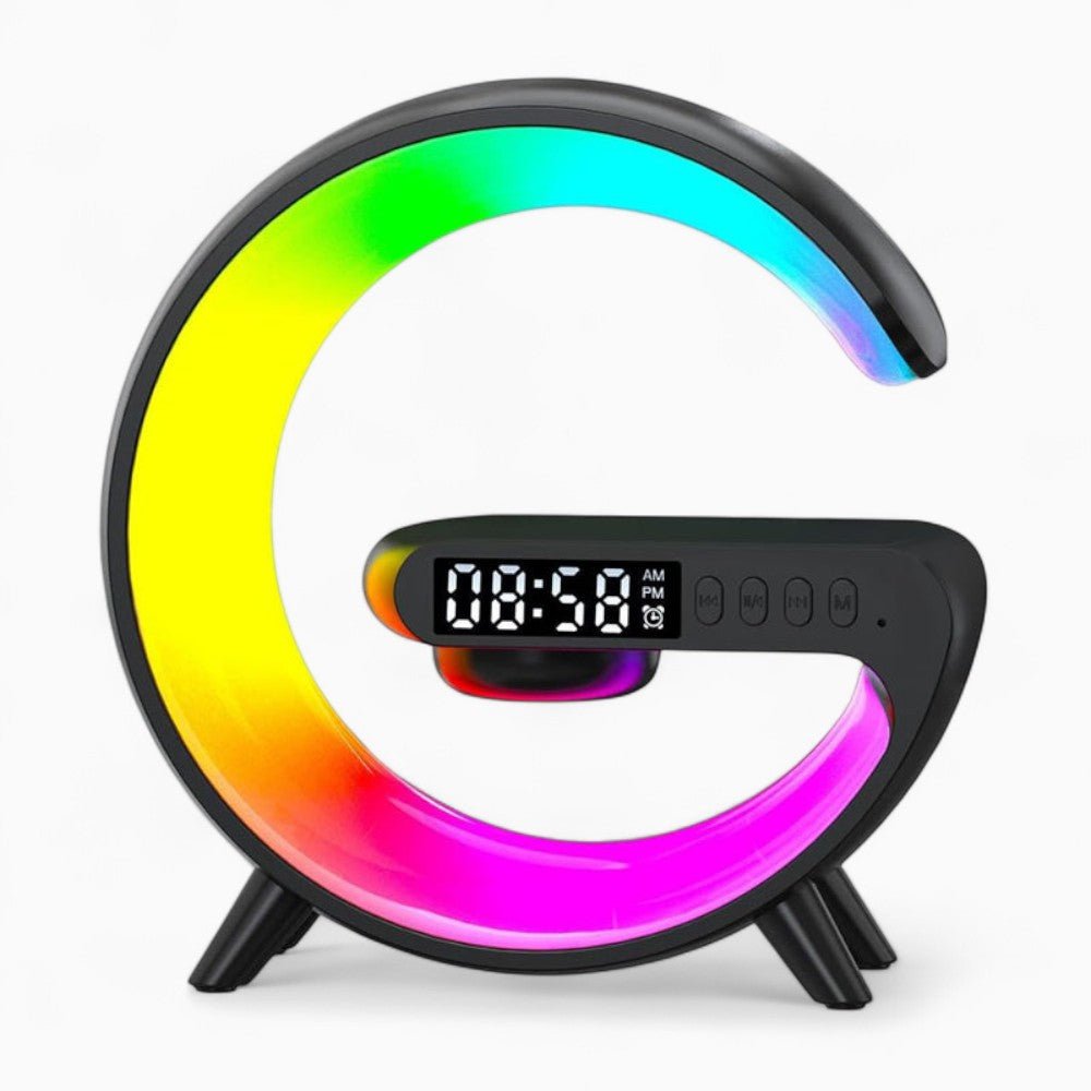 Réveil Chargeur Induction Lampe