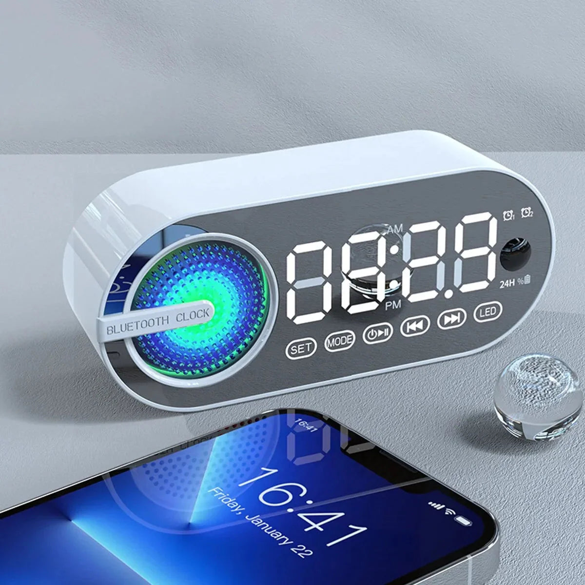 Réveil Connecté Avec Radio FM