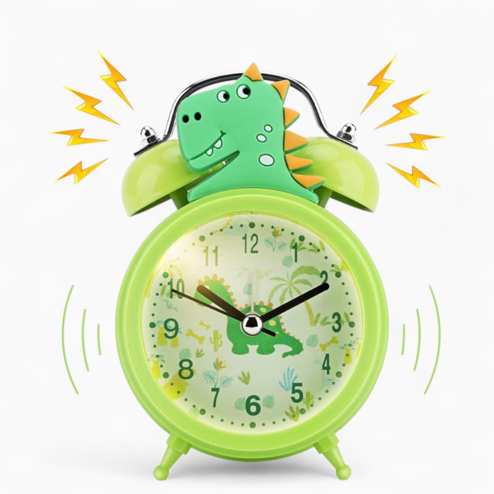 Réveil Dinosaure Vert
