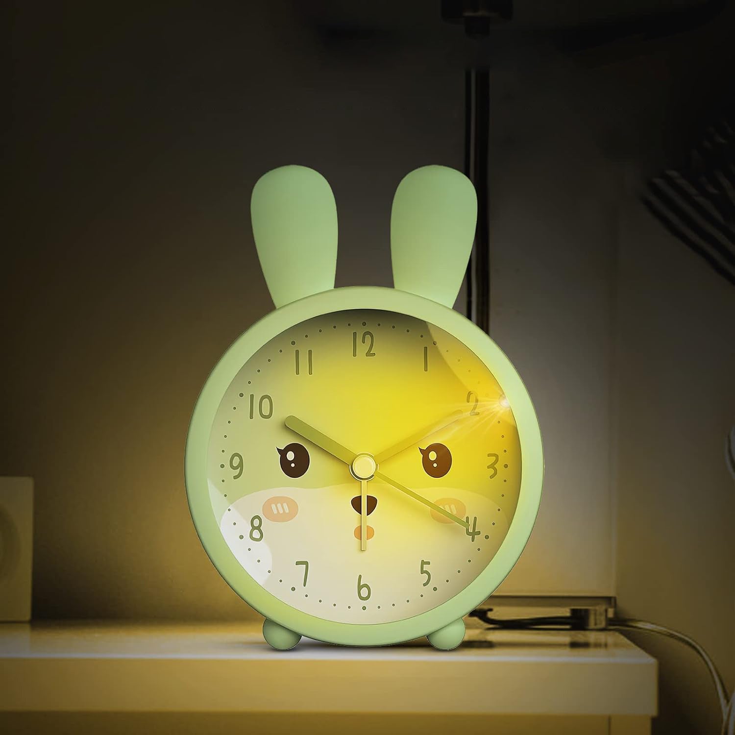 Réveil Rond Lapin
