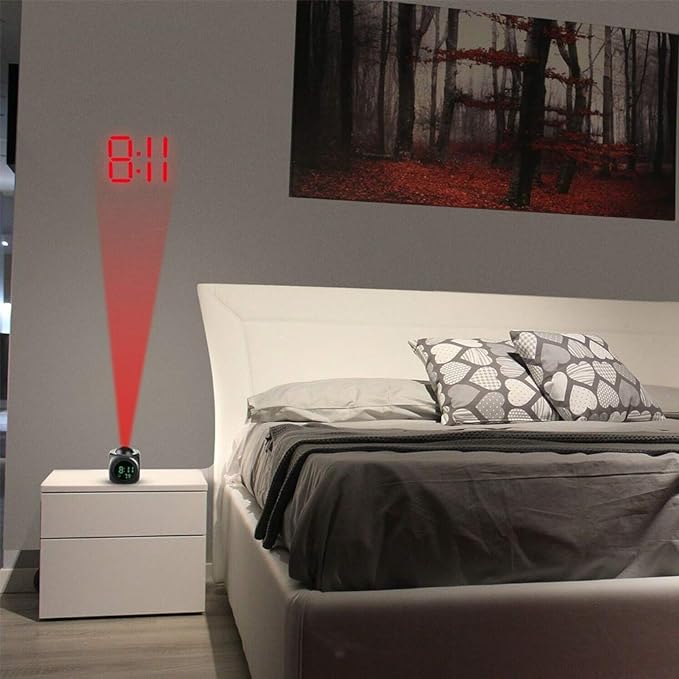 Réveil Lumineux Projecteur