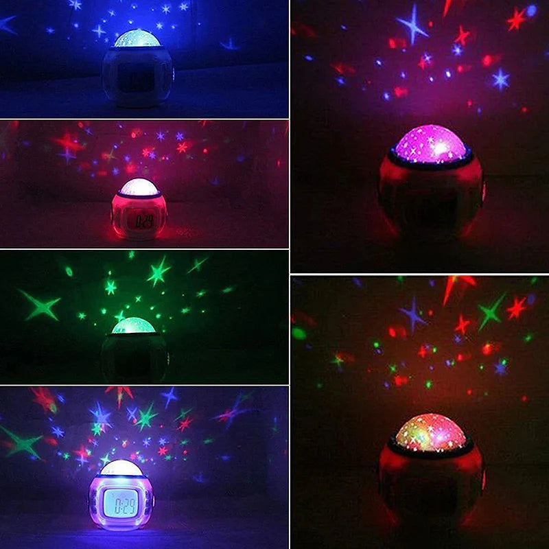 Réveil Projecteur Étoiles