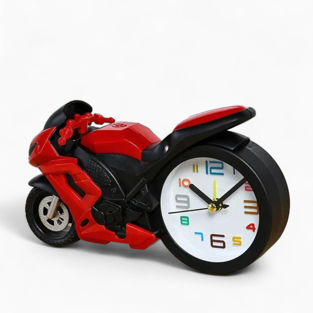 Wecker Junge Motorrad