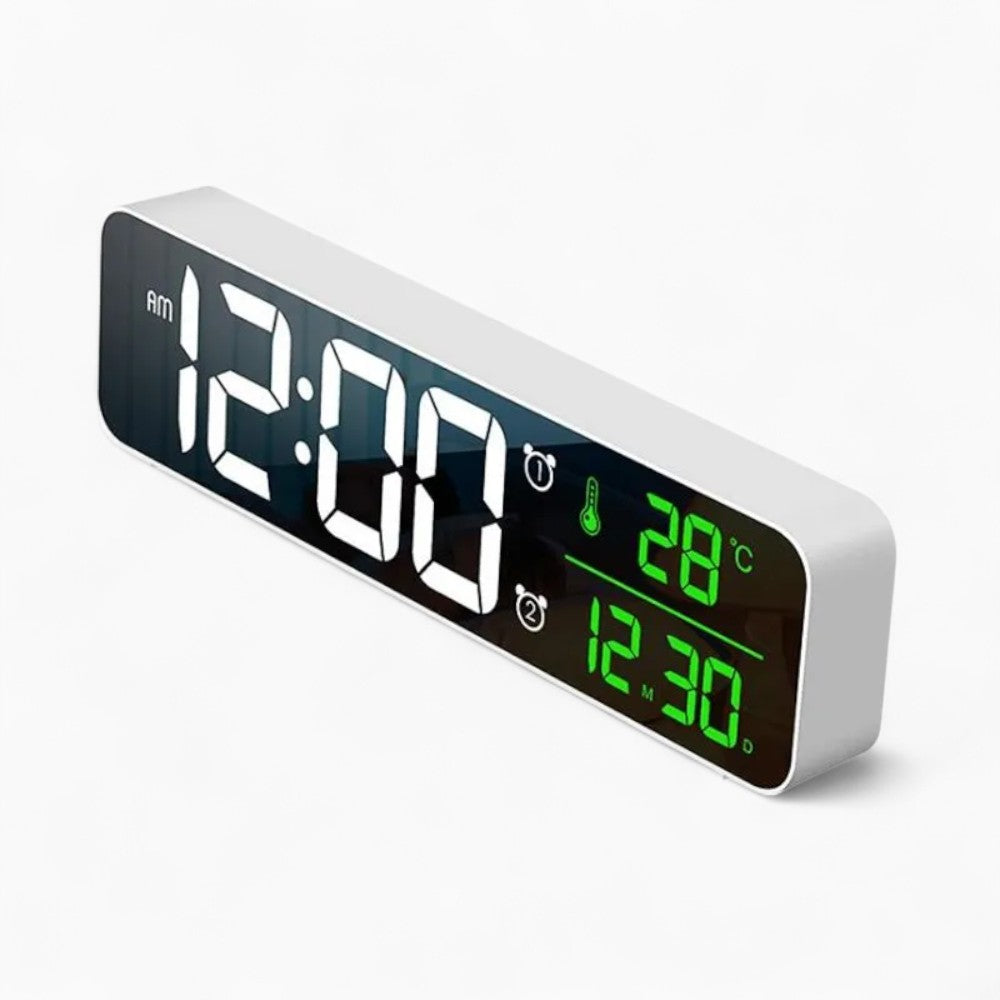 Digitaler Wecker mit Datum und Temperatur