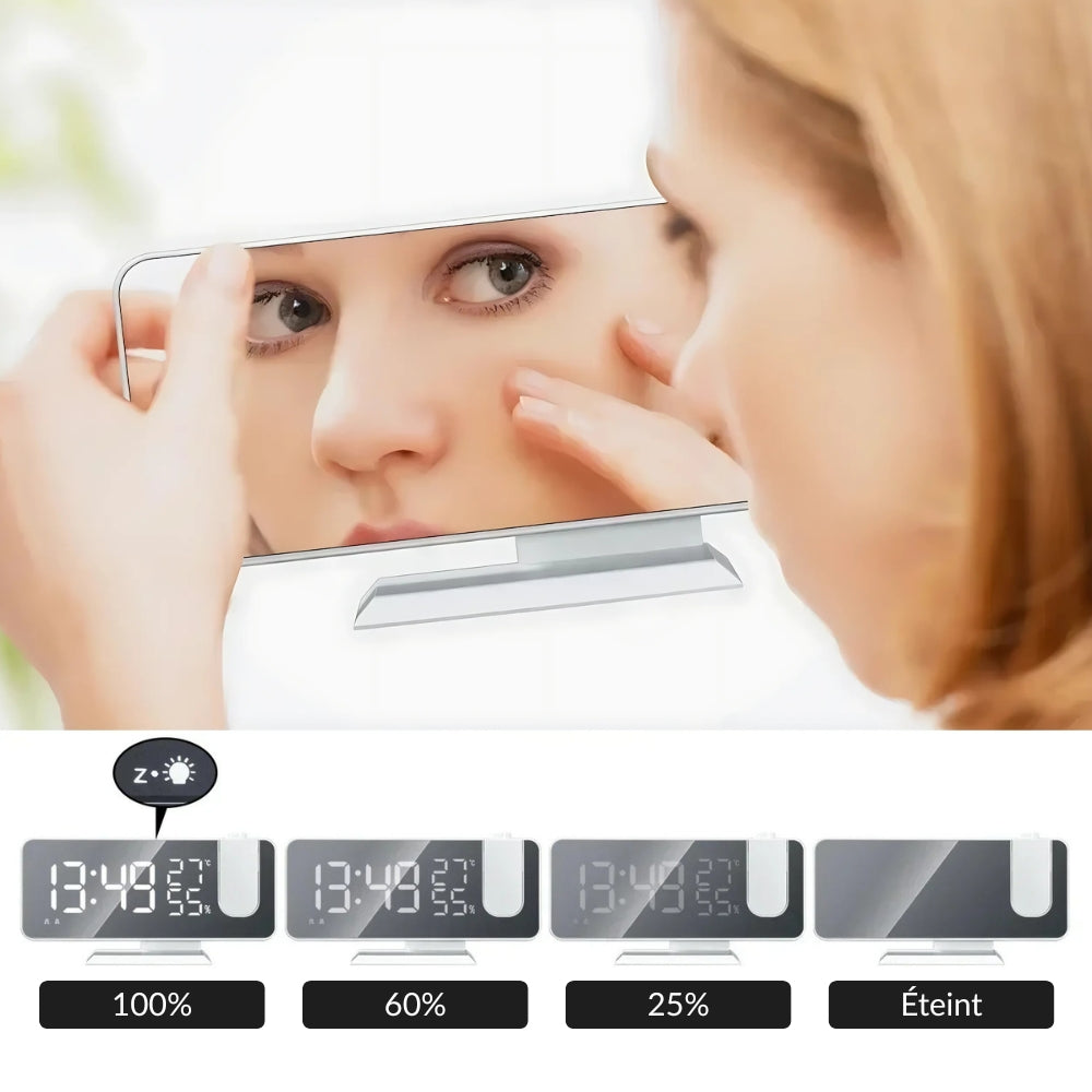 Radio Réveil Miroir