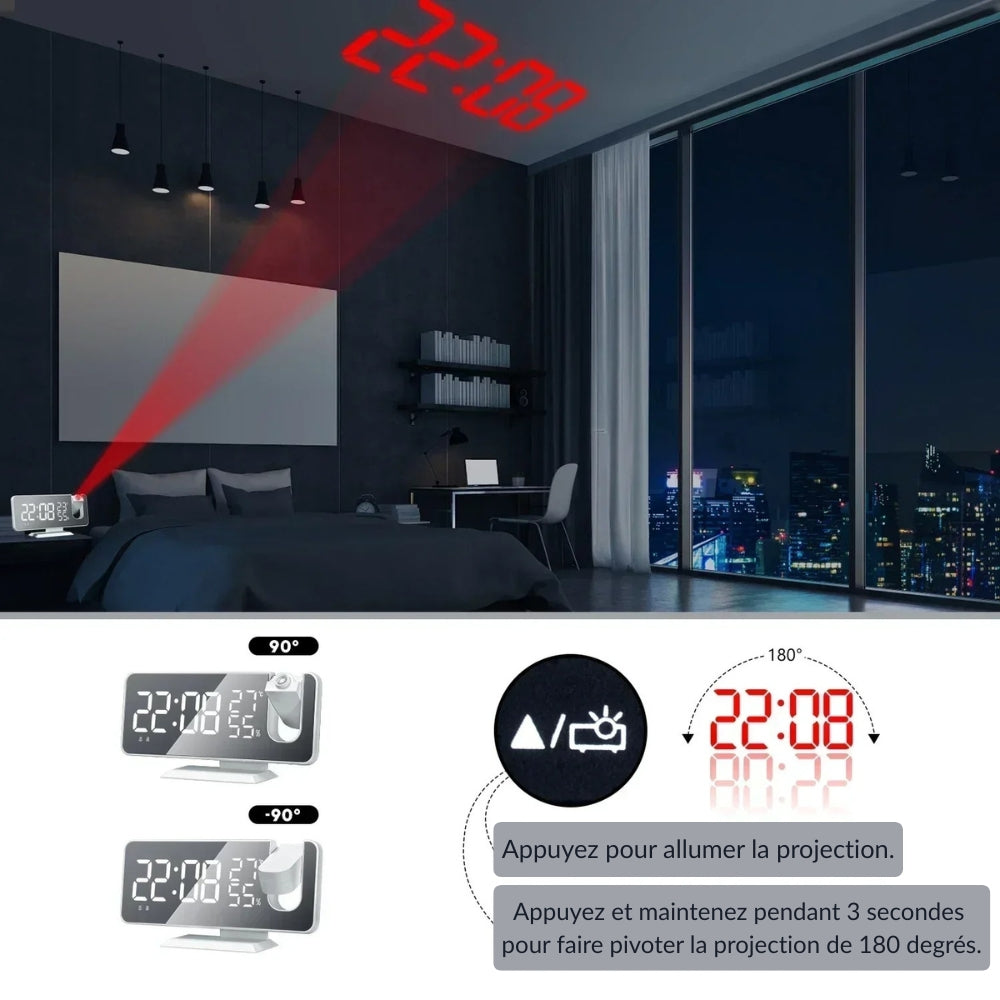 Radio Réveil Miroir