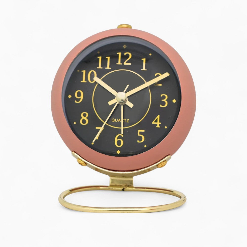 Runder Design-Analogwecker