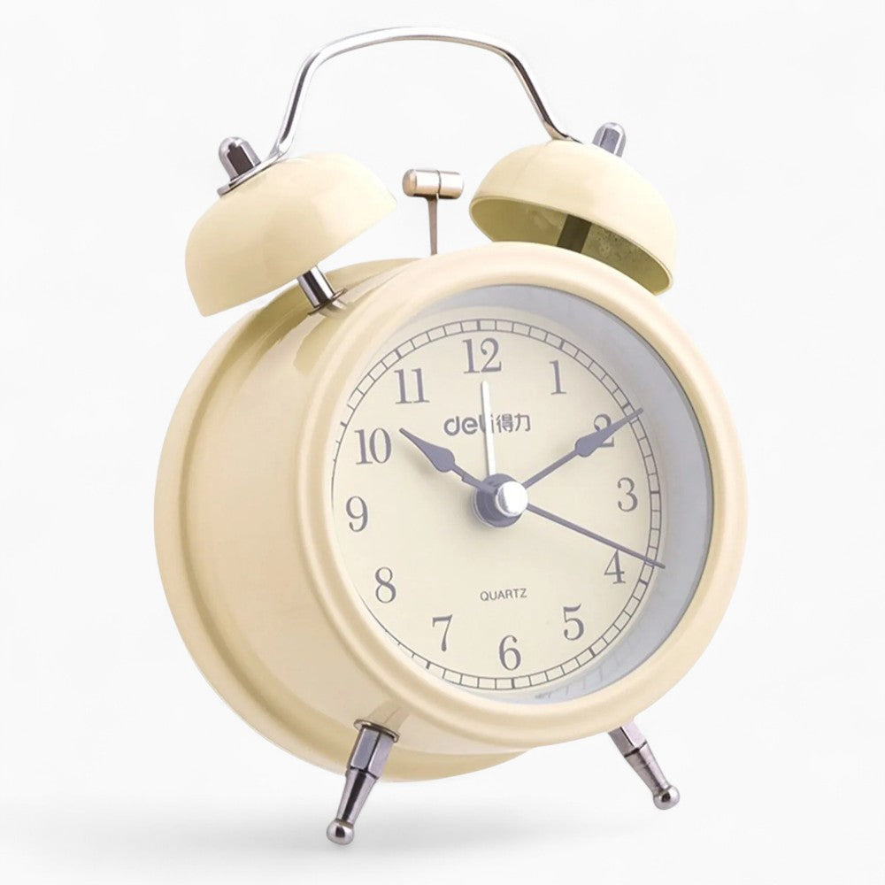 Einfacher Wecker Beige
