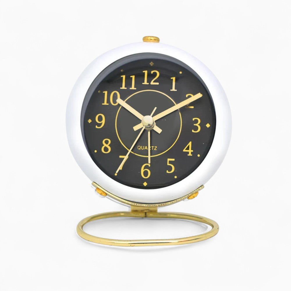 Runder Design-Analogwecker