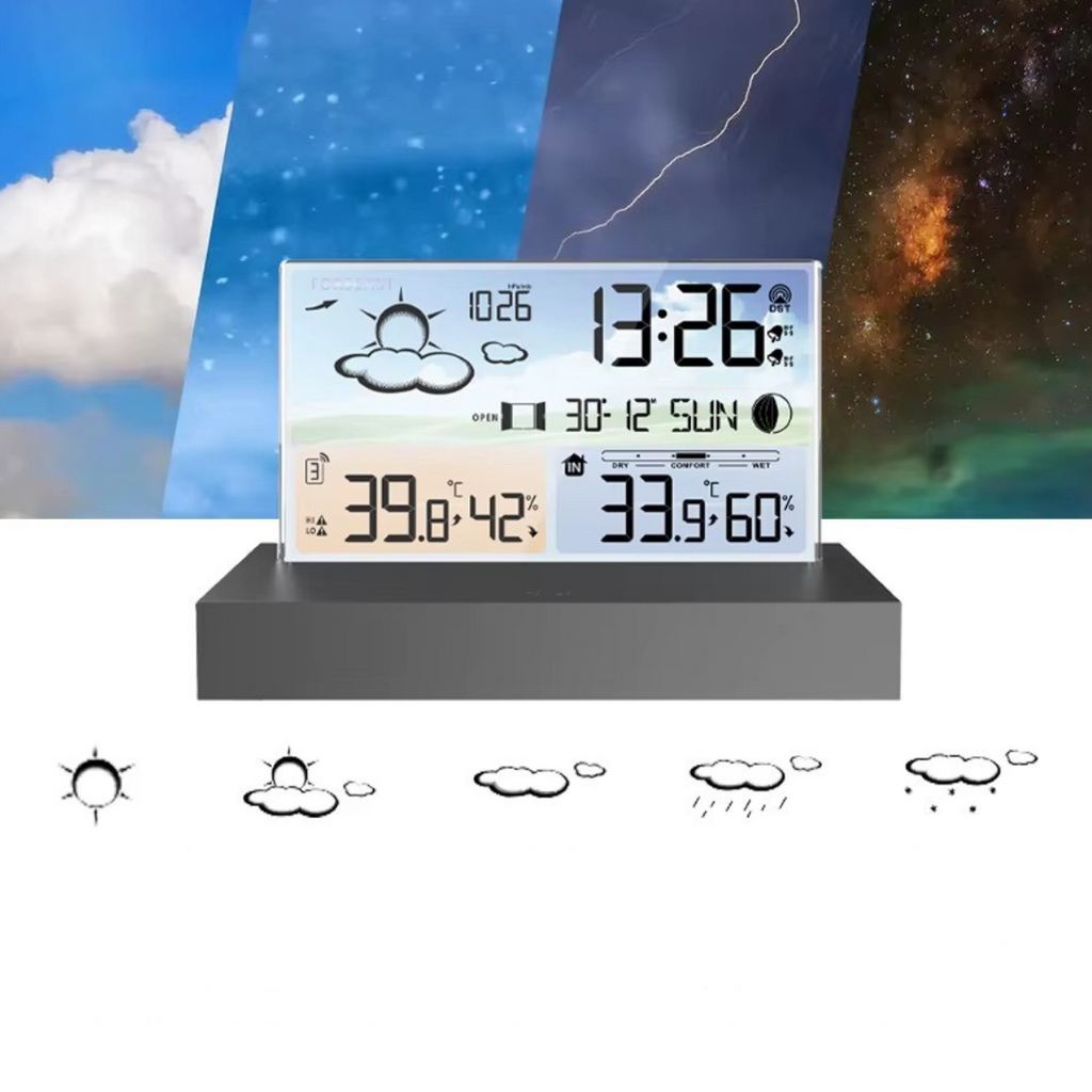Intelligenter Wecker Wetterstation
