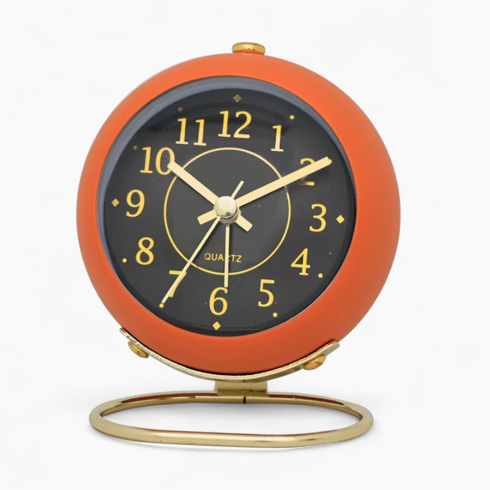 Runder Design-Analogwecker
