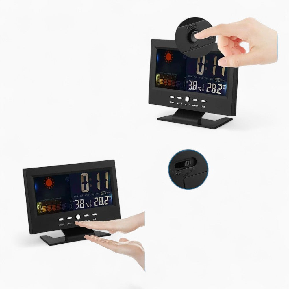 Digitalwecker mit Kalender