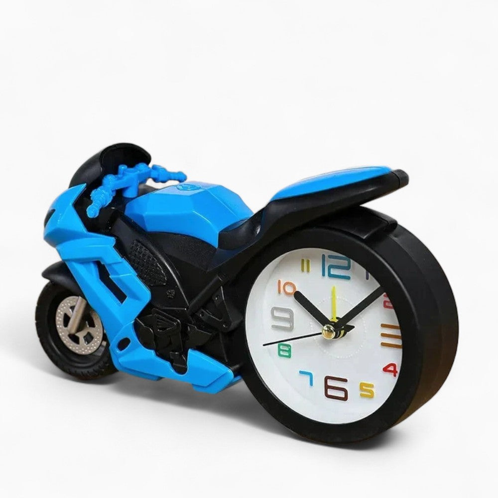Wecker Junge Motorrad