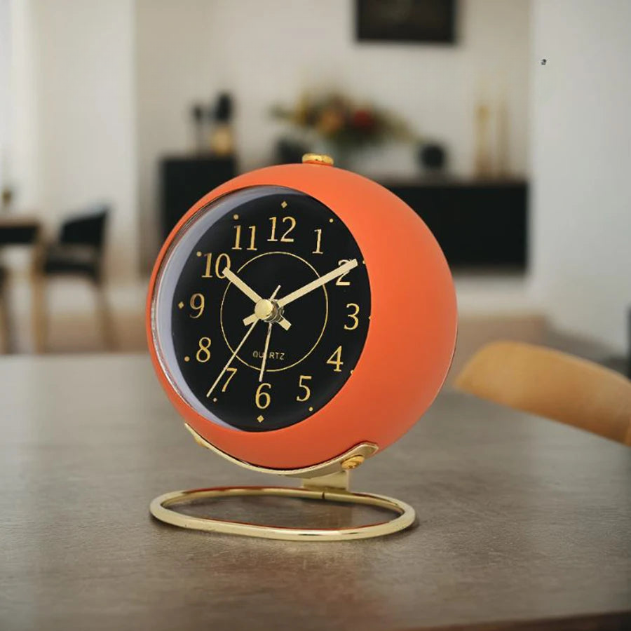 Runder Design-Analogwecker