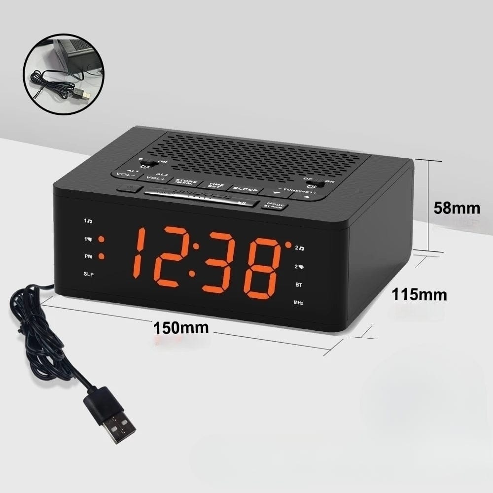 Radio Réveil Gros Chiffres