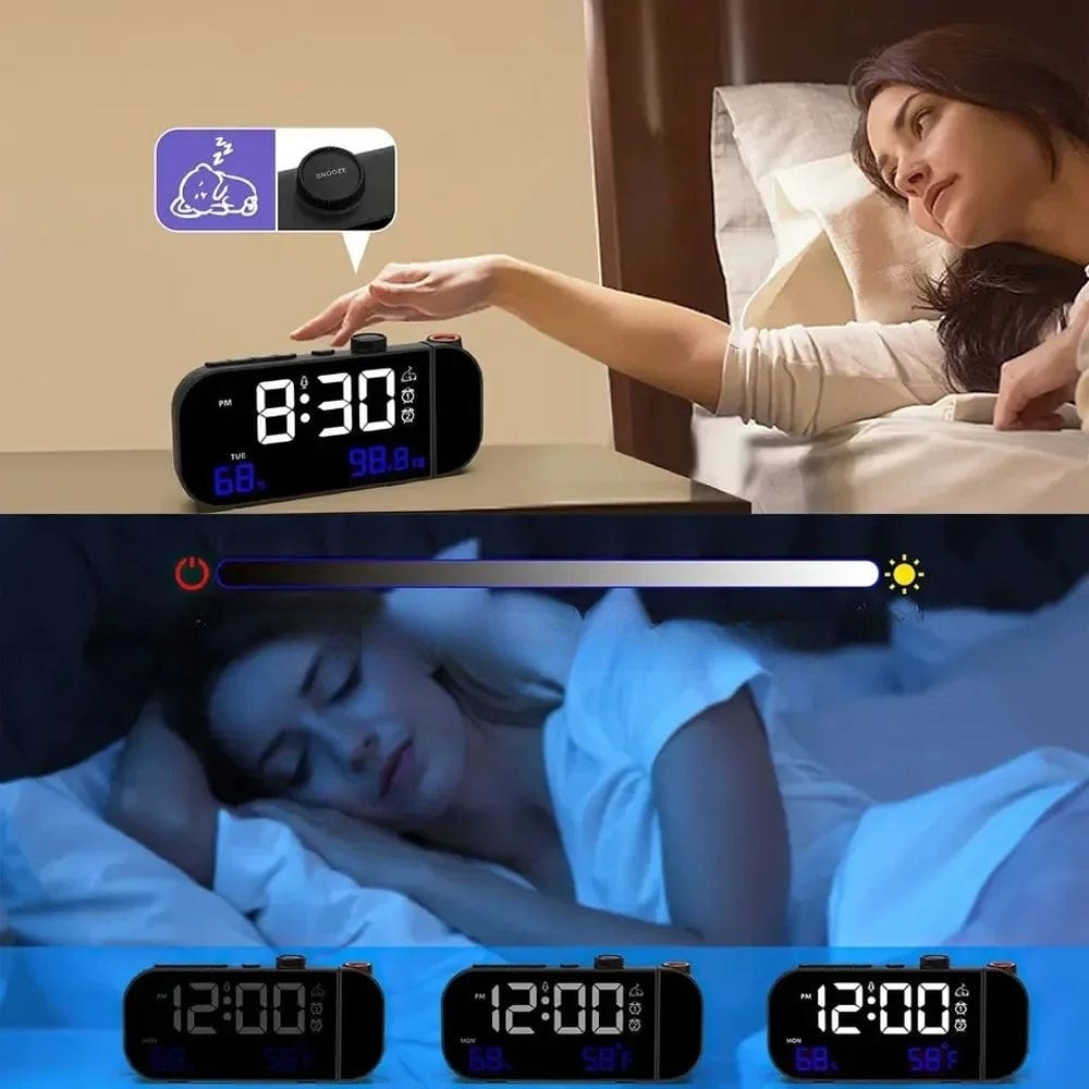 Radio Réveil Projecteur Secteur