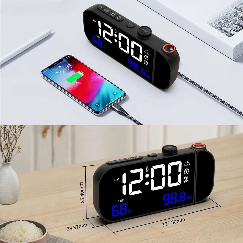 Radio Réveil Projecteur Secteur