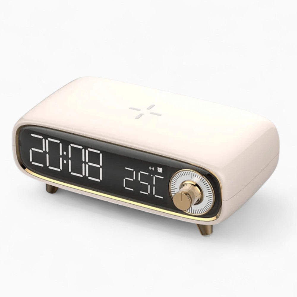 Réveil Chargeur Induction Bluetooth