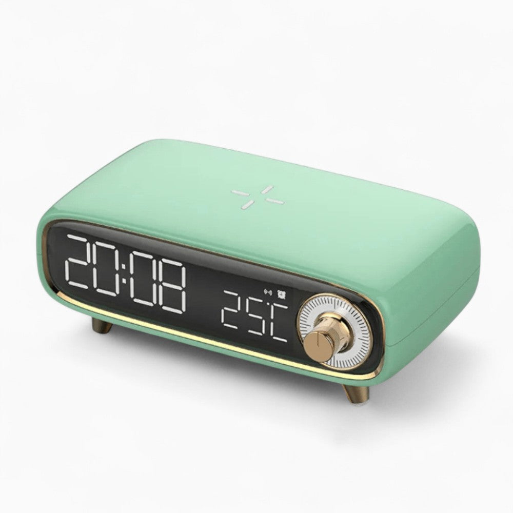 Réveil Chargeur Induction Bluetooth