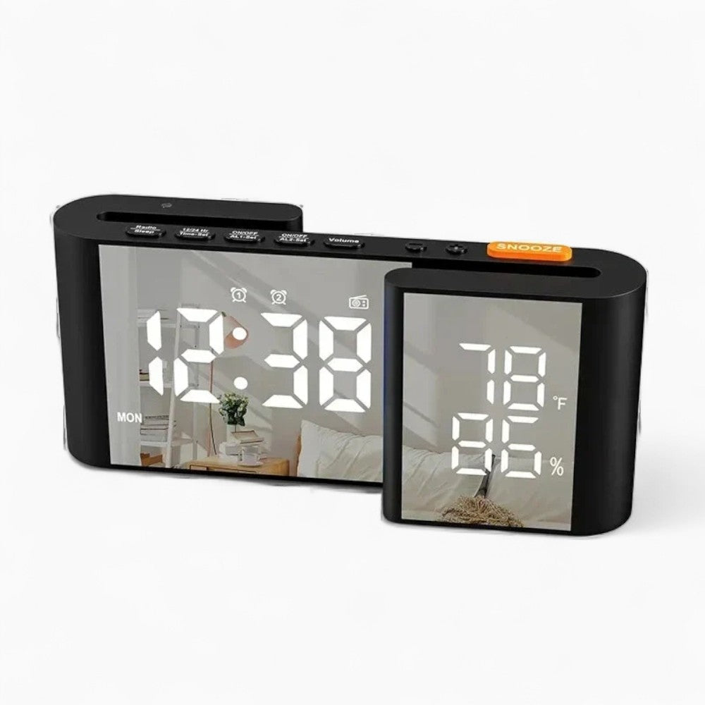 Radiowecker mit Temperaturanzeige