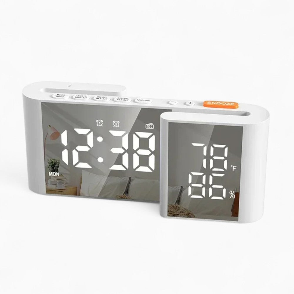 Radiowecker mit Temperaturanzeige