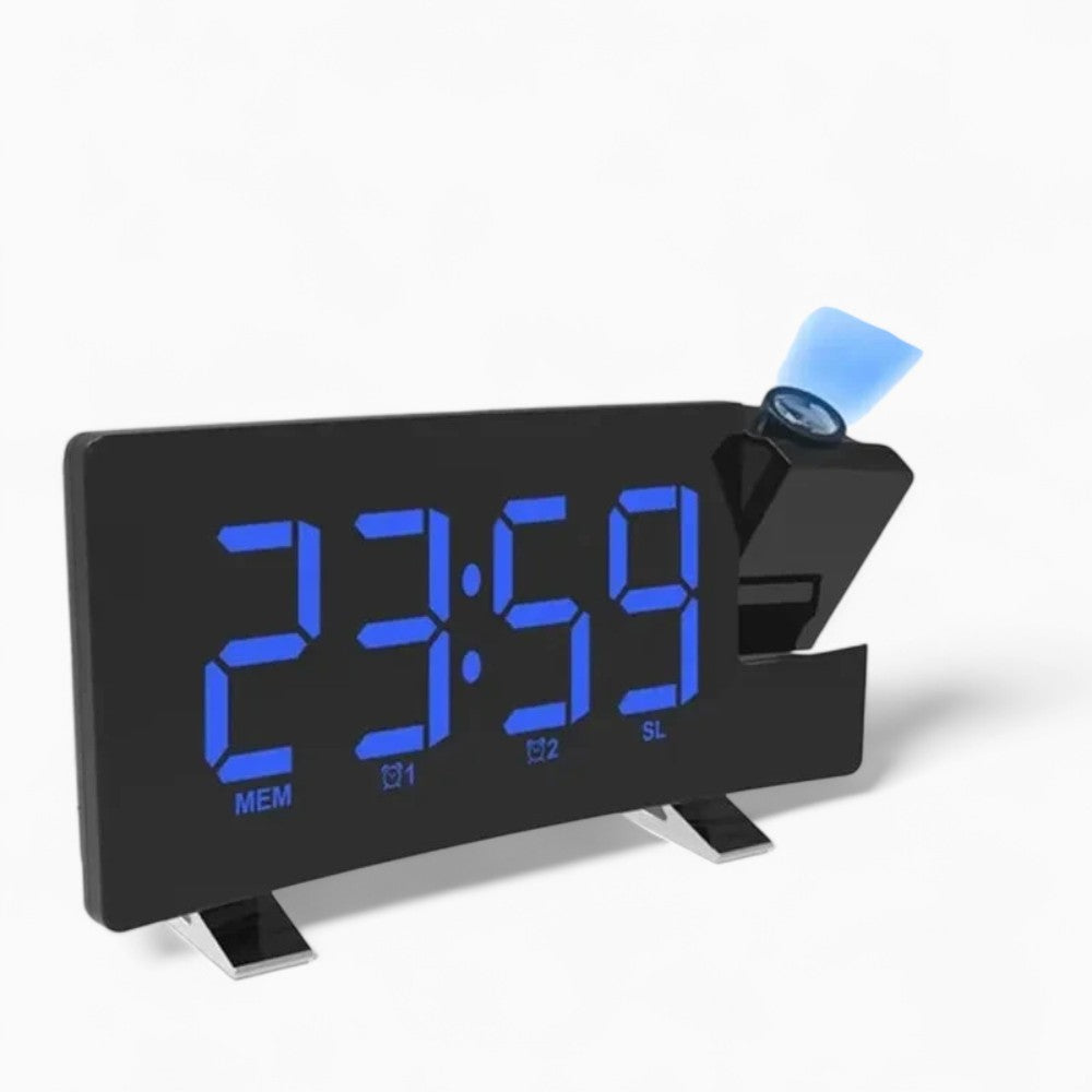 Projektionswecker, Blau