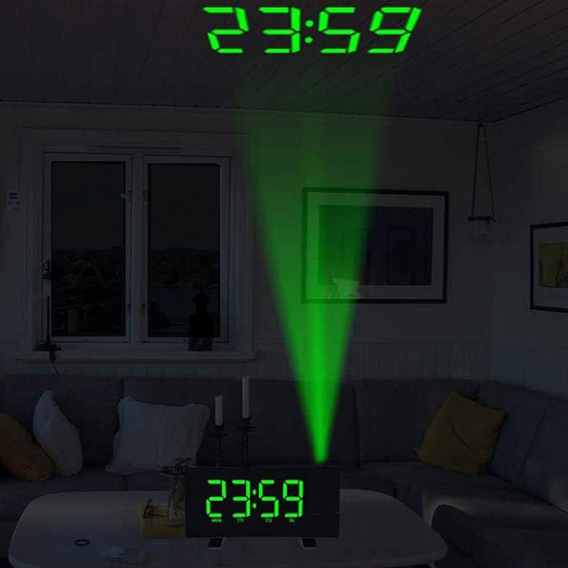 Radio Réveil Projecteur USB