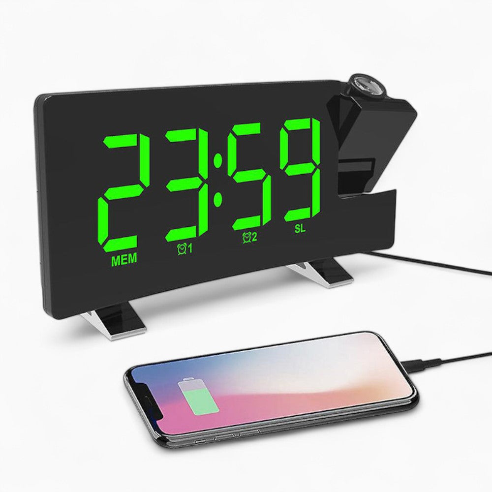 Radiowecker mit Projektor USB