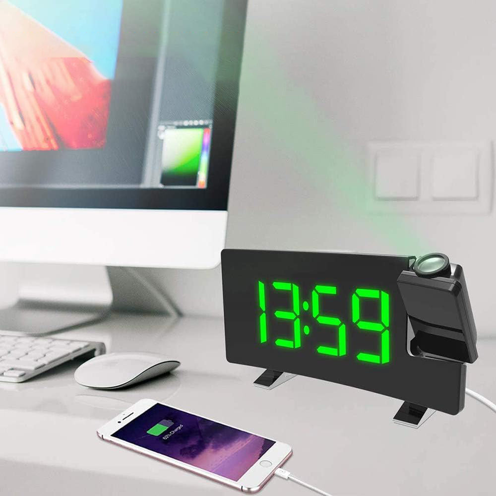 Radiowecker mit Projektor USB