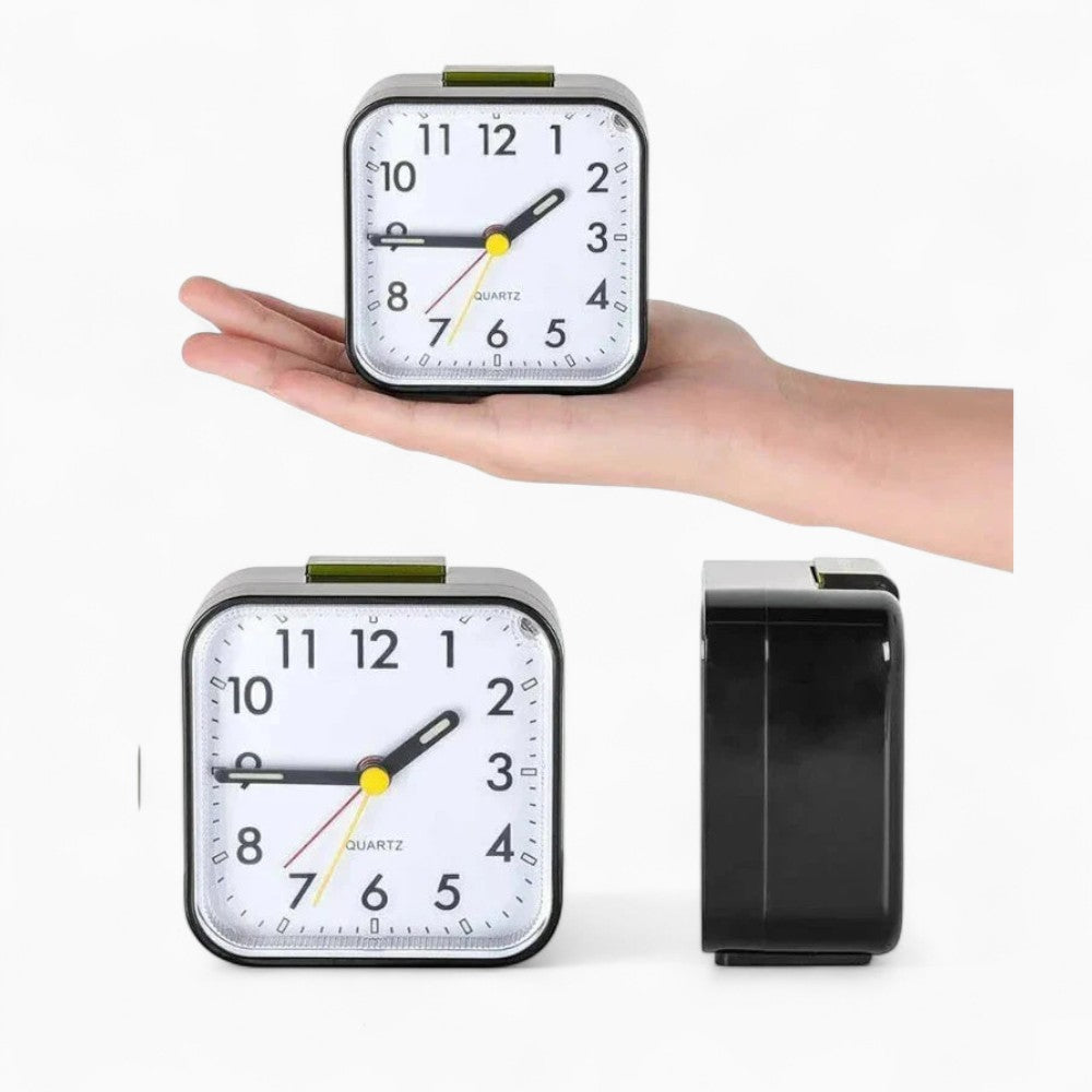 Geräuschloser Wecker mit Batterie