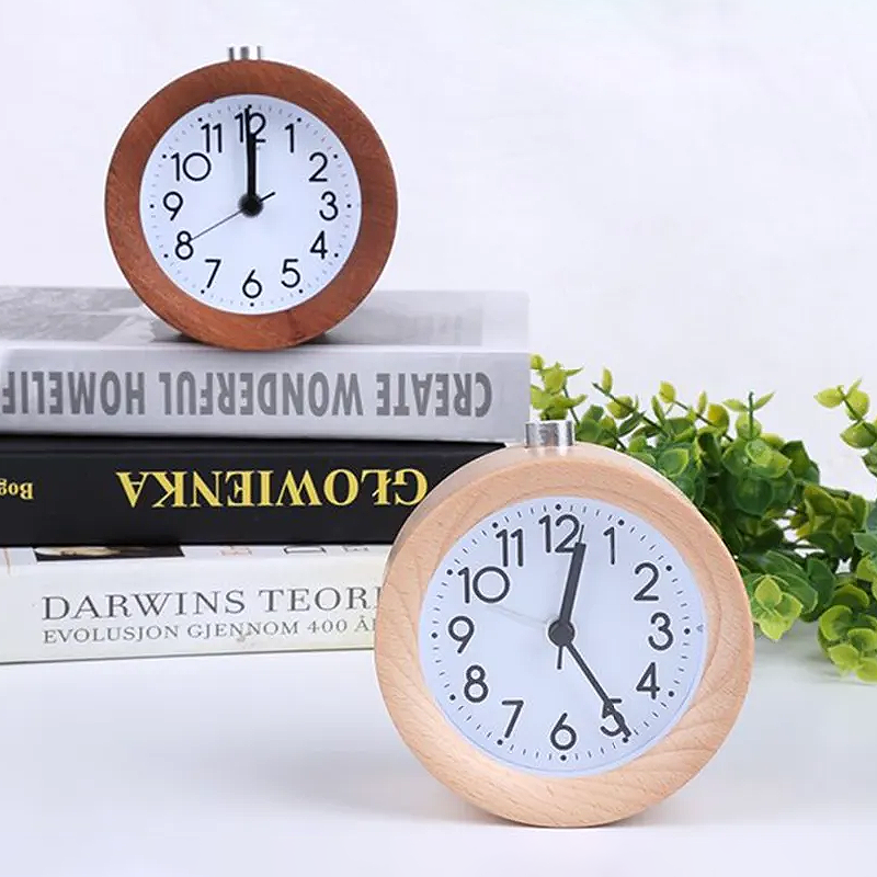 Wecker Holz Uhr