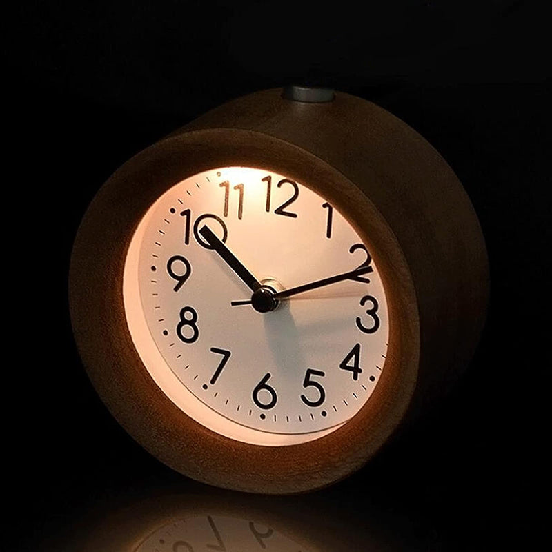 Wecker Holz Uhr
