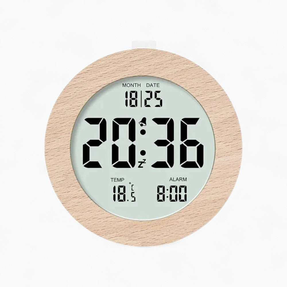 Réveil Bois Numérique