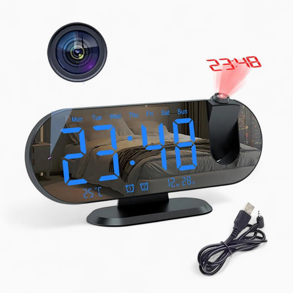 Réveil Caméra Espion Wifi