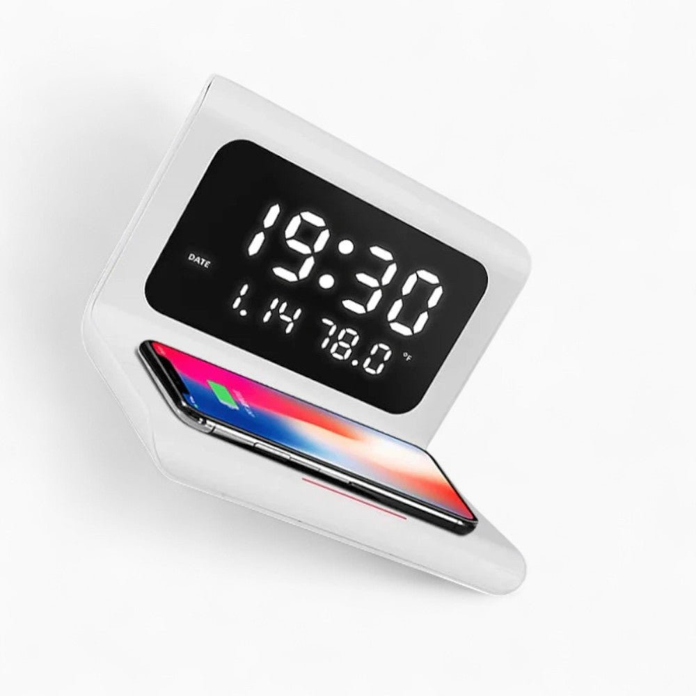 Induktives Ladegerät für Wecker Apple und Samsung