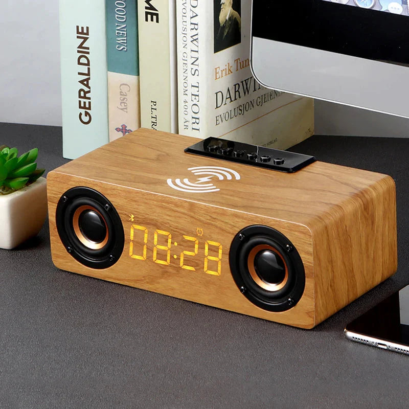 Smart-Wecker aus Holz